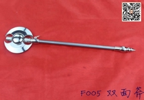 1:6 Metal crafts ornaments ancient weapon model Eighteen class weapon model Antique double-sided axe