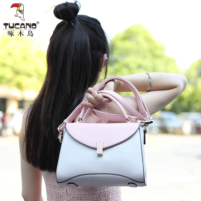 Woodpecker Baggage Girl 2019 New Handbag Large Capacity Slant Baggage Fashion Single Shoulder Baggage for Women