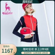 SVG golf clothing women autumn and winter fashion color slim cotton clothing warm ladies sports jacket