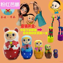  Russian jacket-head son son-in-the-head dad of the same set cute toy puzzle-like toy for girls
