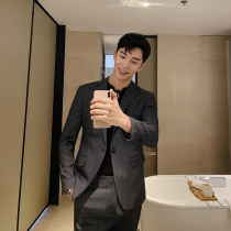 Suit suit mob mens suit handsome Korean trend slim business casual jacket groom wedding dress