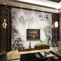 Wall Paper Wall Sticker 2022 New Chinese Landscape Wall Cloth Tv Background Wall Mural Living Room Sofa Wall Fabric Wallpaper