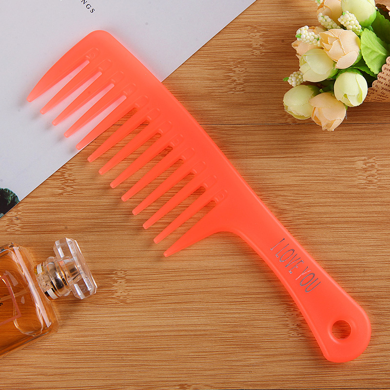 Colorful comb large tooth comb hair comb head comb comb tool practical and convenient