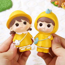 Office desktop Doll Girl New Year Christmas decorations room desk small ornaments creative birthday gift cute