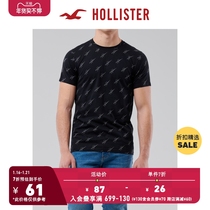 Hollister summer and autumn basic trend round neck short sleeve T-shirt men 309955-1