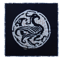 Divine animal pattern Home decoration painting Ancient TV series movie props Batik fabric painting about 42*44cm