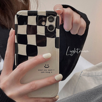 ins checkerboard for iphone13 12promax Apple 11 phone case xr men x new xs female 8Plus