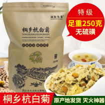 Manyuan Chrysanthemum chrysanthemum tea Premium authentic Tongxiang Hang white chrysanthemum white chrysanthemum 250g herbal tea bulk chrysanthemum flagship store