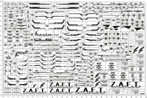 Gundam Model PG 1:60 Destiny ZGMF-X42S Destiny Gundam Metal Stickers (7305)