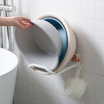 Toilet household goods small department store household complete bathroom non-perforated wall washbasin shelf storage artifact