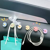 Car front pasting adhesive hook creative cartoon cute car car car car storage car supplies casual stickers female