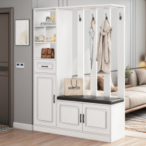 Shoe cabinet household door hanger integrated large capacity multifunctional porch cabinet into the home simple modern hall cabinet shoe rack