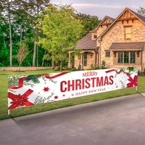 Oxford Cloth Outdoor Banner Merry Christmas Decor For Home 2