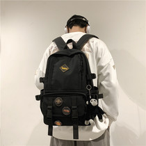  2021 new original niche Korean version of college student high school school bag female large-capacity middle school student backpack mens shoulder bag