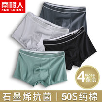  Mens underwear pure cotton plus size cotton boys  shorts pants boxer shorts trend thin summer mens boxer shorts head