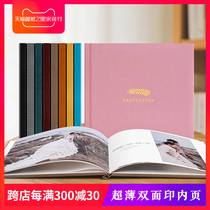 Leather ultra-thin art paper double-sided printing wedding photos wedding photo studio high-end craftsman boutique leather photo album production