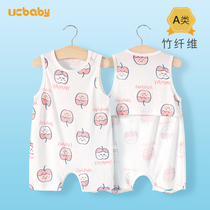 Baby bellyband male baby Summer thin clothes newborn vest with legs belly child Women belly bag