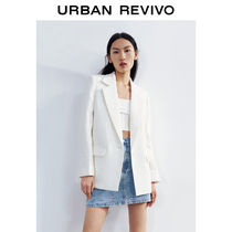 UR2022 Springtime New Products Womens Fashion Temperament Small Crowdmyographic Suit Jacket WL08S1CN2001