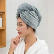 Dry hair hat female absorbent cute quick-drying long hair towel wipe hair wrap headscarf dry hair artifact shower cap dry hair cap