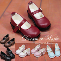 SD BJD 3 points 4 points 6 points Doll shoes Wild small leather shoes Single shoes buckle student shoes 1 6 1 4 1 3