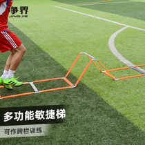 Dual-purpose folding portable sensitive training ladder multi-function agile ladder football training equipment speed step ladder hurdles