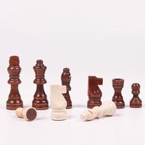 Factory direct sale solid wood wooden wooden chess piece chess piece accessories 1 2 2.5 3 inch multi-size