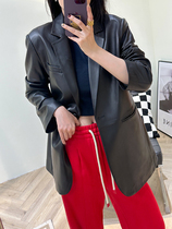 Rumin wearing fur imported sheep skin fashionable daddy skin casual suit 2023 new style
