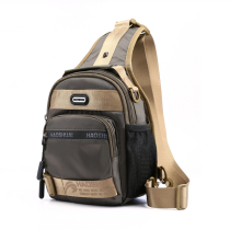 New trend multifunctional chest bag mens large capacity waterproof shoulder bag shoulder bag Travel Leisure Sports small backpack