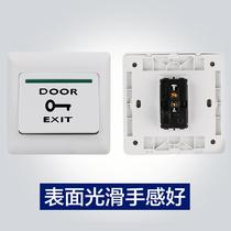 Access Control Switch Panel Out button 86 Type of bright clothing Concealed Stainless Steel Self reset often open closed door button