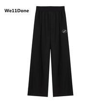 Official website we11done Li Fei Er Yang Mi with straight trousers with high waist elastic wide leg trousers suit trousers