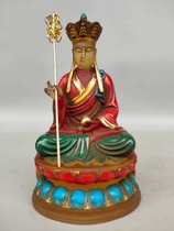 Old glazed Buddha statue Gizang King Bodhisattva a living room home please offer Buddha statues