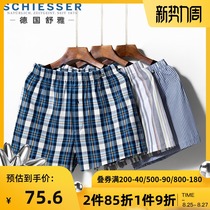 German Shuya cotton pajamas mens cotton home loose five-point pants beach pants can be worn outside E9-18560X
