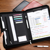 A4 Multi-function folder Manager folder Business talk book Exhibition folder Contract book Custom sales folder Information book Briefcase zipper bag Real estate consultant pin talk folder Interior designer volume book