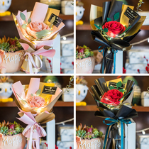 Xibao handmade diy bouquet Teachers Day Thanksgiving gift rose Carnation non-woven hand-held flower material bag