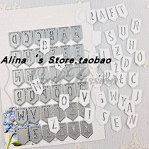 cutting template DIY mold cutting die greeting card album Scrapbook making tool flag letters