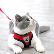 Kitty Traction Rope Vest Type Dog Traction Rope Teddy Small Dog Young Dog Walking Dog Rope Slip rope out for anti-escape