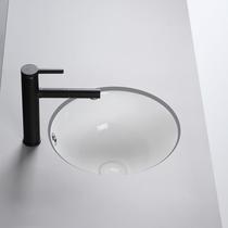  Embedded ceramic basin Under the basin Small size Pure round diameter 300 350 380 35 30 38