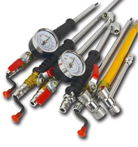 Longer hand-cranked fast inflatable Rod 50cm aerated Rod open-wire mouthpiece cart tire straight charging Rod tire inflation