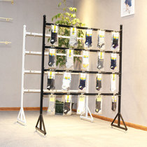 Socks shelf display rack floor multifunctional jewelry rack glove rack stockings rack hanging underwear Island shelf