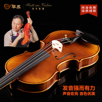 Caos violin quasi-professional adult students test instruments antique pure handmade solid wood violin 600