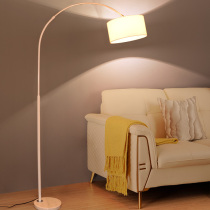 Floor lamp fishing lamp LED Nordic remote control living room bedroom room simple Net red creative light luxury vertical lamp ins Wind