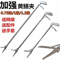 Stainless Steel Clay Loach Yellow Eel Long Fish Clip Crab Clip Pliers Seafood Clips Anti Slip Catch Crab 1 2 forged to bend the mouth