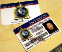 Bus card Transportation card personalized card sticker customization International Criminal Organization (ICPO Interpol)horizontal version