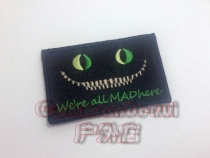 Cheshire cat Were all MAD here Were all MAD badge armband DEVGRU PJ