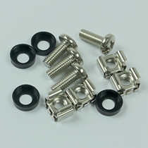 High-quality high-strength M6 network Cabinet screw cross totem server ply wire rack buckle 16mm nickel plated