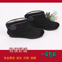 Ancient costume opera shoes opera Peking opera Yue opera fast boots thin bottom flat boots film and television martial arts Dragon set Taoist Small Soldiers shoes