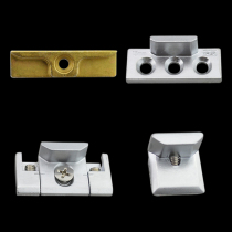Broken Bridge aluminum alloy door and window lock plastic steel door and window lock buckle window transmission Rod lock point transmission handle lock accessories