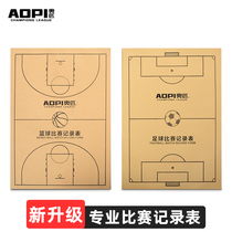 Opii basketball game record table carbon-free copy record sheet This football score sheet this scorebook is a quadruple