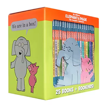 絵本　英語　中国語　小象和小猪系列 An ELEPHANT & PIGGIE Elephant & Piggie (9 Volumes, Chinese-English Edition): Mo