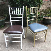 Bamboo Festival Chair Napoleon Chair Hotel Hotel Chair Wedding wedding chair Golden Eu Style Outdoor White Banquet Chair Manufacturer